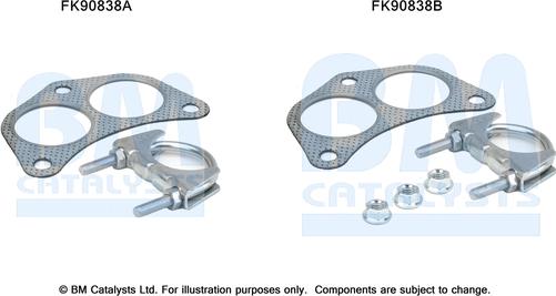 BM Catalysts FK90838 - Kit montaggio, Catalizzatore autozon.pro