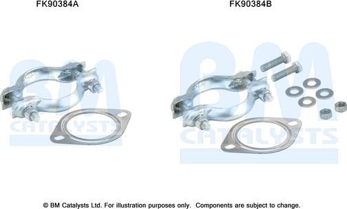 BM Catalysts FK90384 - Kit montaggio, Catalizzatore autozon.pro