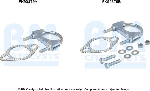 BM Catalysts FK90379 - Kit montaggio, Catalizzatore autozon.pro