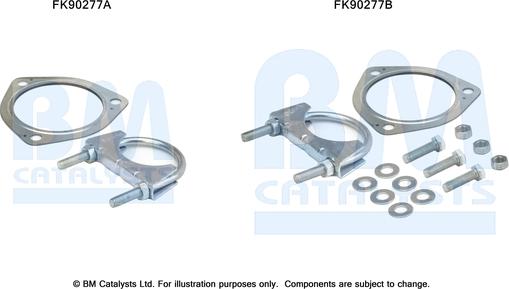 BM Catalysts FK90277 - Kit montaggio, Catalizzatore autozon.pro