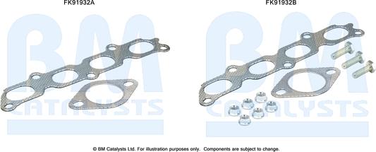 BM Catalysts FK91932 - Kit montaggio, Catalizzatore autozon.pro