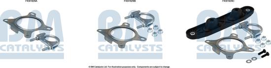 BM Catalysts FK91929 - Kit montaggio, Catalizzatore autozon.pro