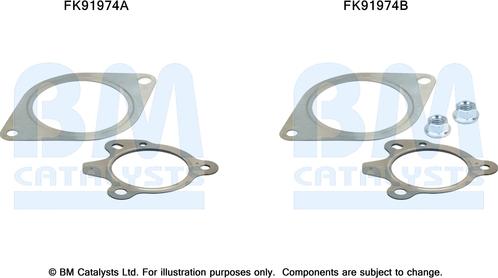 BM Catalysts FK91974 - Kit montaggio, Catalizzatore autozon.pro