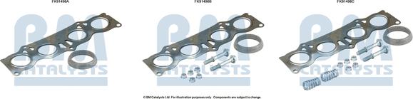 BM Catalysts FK91498 - Kit montaggio, Catalizzatore autozon.pro