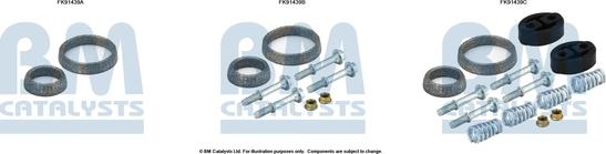 BM Catalysts FK91439 - Kit montaggio, Catalizzatore autozon.pro