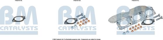 BM Catalysts FK91471 - Kit montaggio, Catalizzatore autozon.pro