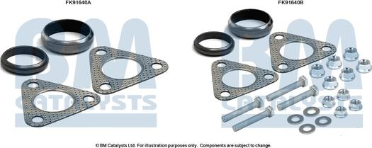 BM Catalysts FK91640 - Kit montaggio, Catalizzatore autozon.pro