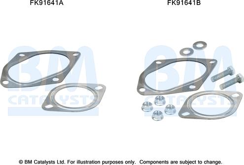 BM Catalysts FK91641 - Kit montaggio, Catalizzatore autozon.pro