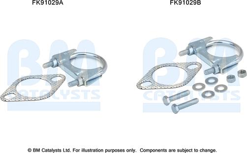 BM Catalysts FK91029 - Kit montaggio, Catalizzatore autozon.pro