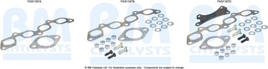 BM Catalysts FK91187 - Kit montaggio, Catalizzatore autozon.pro