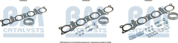 BM Catalysts FK91827 - Kit montaggio, Catalizzatore autozon.pro