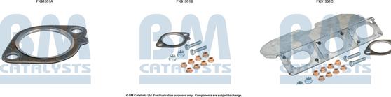 BM Catalysts FK91351 - Kit montaggio, Catalizzatore autozon.pro