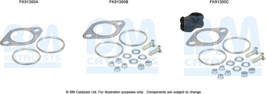 BM Catalysts FK91300 - Kit montaggio, Catalizzatore autozon.pro