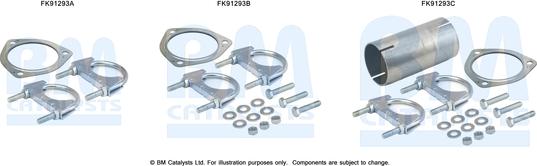 BM Catalysts FK91293 - Kit montaggio, Catalizzatore autozon.pro