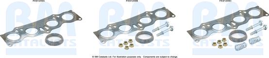 BM Catalysts FK91209 - Kit montaggio, Catalizzatore autozon.pro