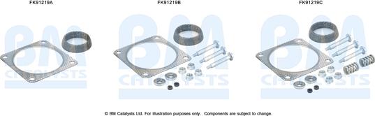 BM Catalysts FK91219 - Kit montaggio, Catalizzatore autozon.pro