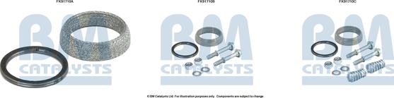 BM Catalysts FK91710 - Kit montaggio, Catalizzatore autozon.pro