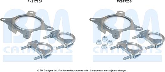 BM Catalysts FK91725 - Kit montaggio, Catalizzatore autozon.pro