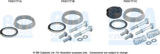 BM Catalysts FK91771 - Kit montaggio, Catalizzatore autozon.pro