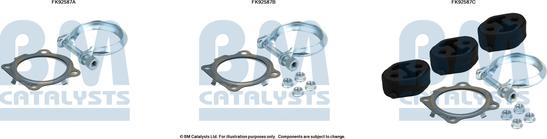 BM Catalysts FK92587 - Kit montaggio, Catalizzatore autozon.pro