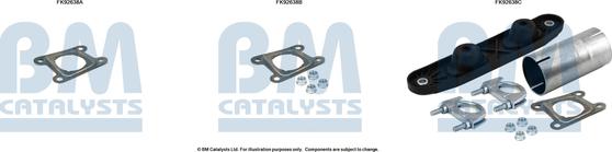 BM Catalysts FK92638 - Kit montaggio, Catalizzatore autozon.pro