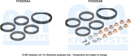 BM Catalysts FK92054 - Kit montaggio, Catalizzatore autozon.pro