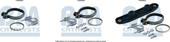 BM Catalysts FK92062 - Kit montaggio, Catalizzatore autozon.pro