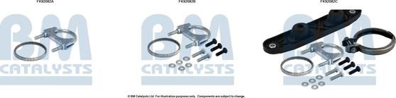 BM Catalysts FK92082 - Kit montaggio, Catalizzatore autozon.pro