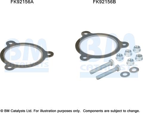 BM Catalysts FK92156 - Kit montaggio, Catalizzatore autozon.pro