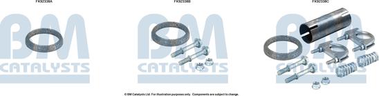 BM Catalysts FK92338 - Kit montaggio, Catalizzatore autozon.pro