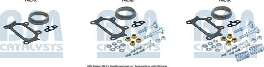 BM Catalysts FK92216 - Kit montaggio, Catalizzatore autozon.pro