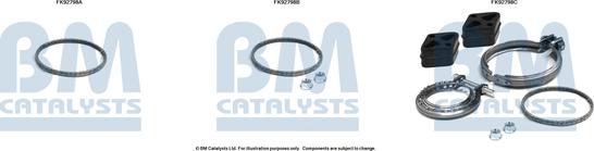 BM Catalysts FK92798 - Kit montaggio, Catalizzatore autozon.pro