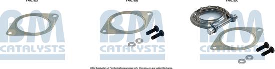 BM Catalysts FK92789 - Kit montaggio, Catalizzatore autozon.pro