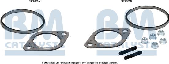 BM Catalysts FK50929 - Kit montaggio, Tubo gas scarico autozon.pro