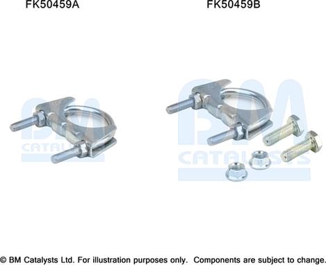 BM Catalysts FK50459 - Kit montaggio, Tubo gas scarico autozon.pro