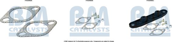 BM Catalysts FK50460 - Kit montaggio, Tubo gas scarico autozon.pro