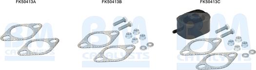 BM Catalysts FK50413 - Kit montaggio, Tubo gas scarico autozon.pro