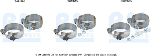 BM Catalysts FK50439 - Kit montaggio, Tubo gas scarico autozon.pro