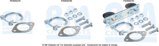 BM Catalysts FK50427 - Kit montaggio, Tubo gas scarico autozon.pro