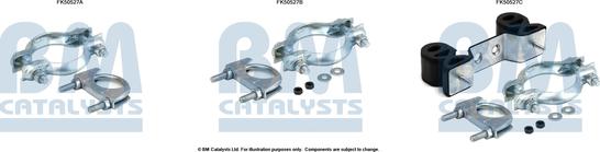 BM Catalysts FK50527 - Kit montaggio, Tubo gas scarico autozon.pro