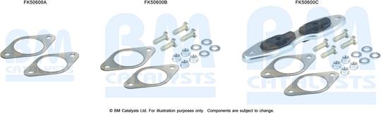 BM Catalysts FK50600 - Kit montaggio, Tubo gas scarico autozon.pro