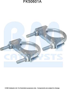 BM Catalysts FK50601 - Kit montaggio, Tubo gas scarico autozon.pro