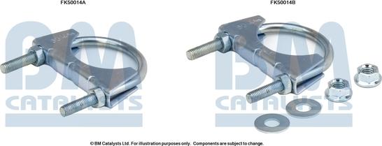 BM Catalysts FK50014 - Kit montaggio, Tubo gas scarico autozon.pro