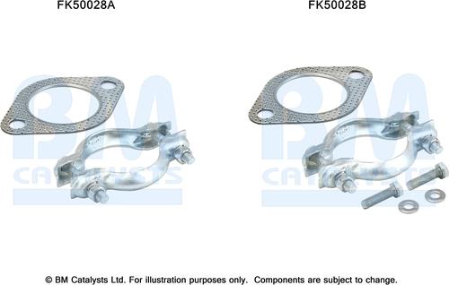 BM Catalysts FK50028 - Kit montaggio, Tubo gas scarico autozon.pro