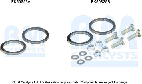 BM Catalysts FK50825 - Kit montaggio, Tubo gas scarico autozon.pro