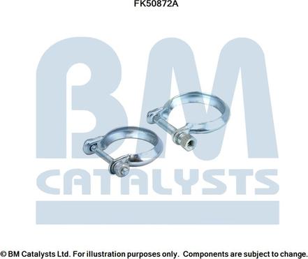 BM Catalysts FK50872 - Kit montaggio, Tubo gas scarico autozon.pro