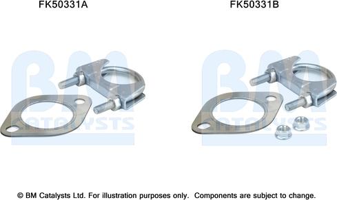 BM Catalysts FK50331 - Kit montaggio, Tubo gas scarico autozon.pro