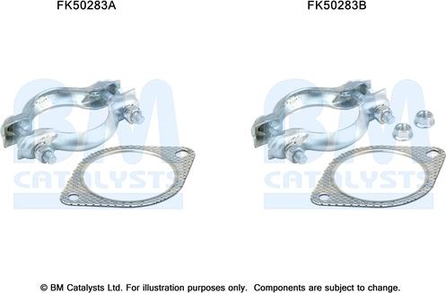 BM Catalysts FK50283 - Kit montaggio, Tubo gas scarico autozon.pro