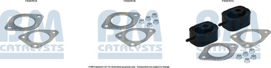 BM Catalysts FK50761 - Kit montaggio, Tubo gas scarico autozon.pro