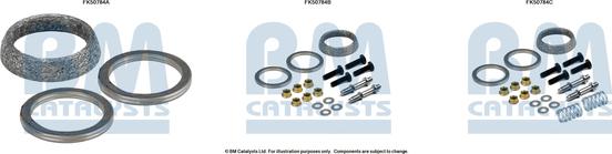 BM Catalysts FK50784 - Kit montaggio, Tubo gas scarico autozon.pro